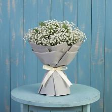 Букет Белые гипсофилы в Тумботино Букет цветов из:  Гипсофила в Тумботино