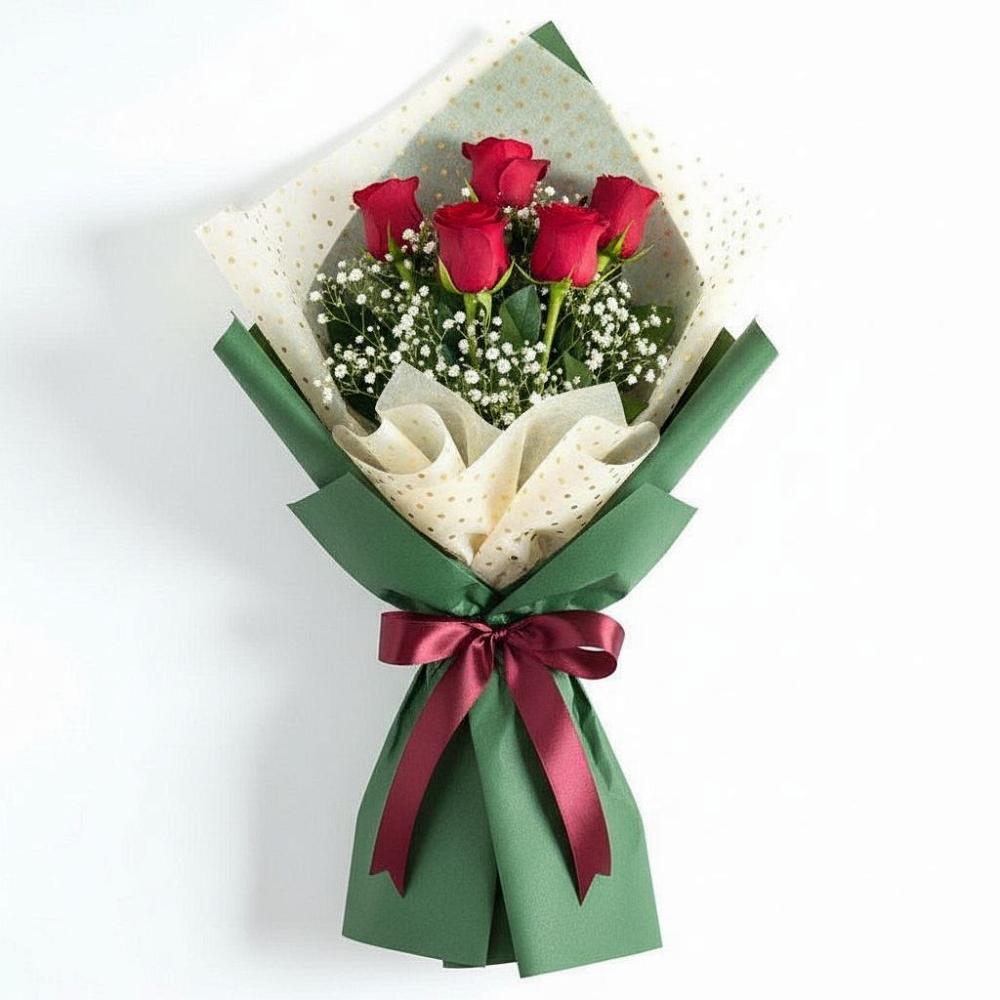 Букет рубиновое очарование в Тумботино Букет цветов из: Розы в Тумботино