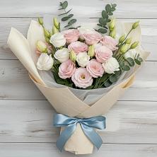 Букет шампанское в Тумботино Букет цветов из:  Лизиантусы в Тумботино