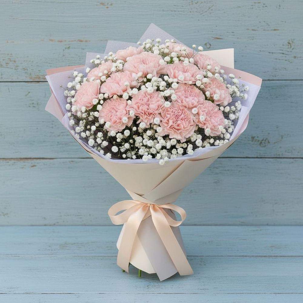 Букет цветов из: Гвоздики в Тумботино