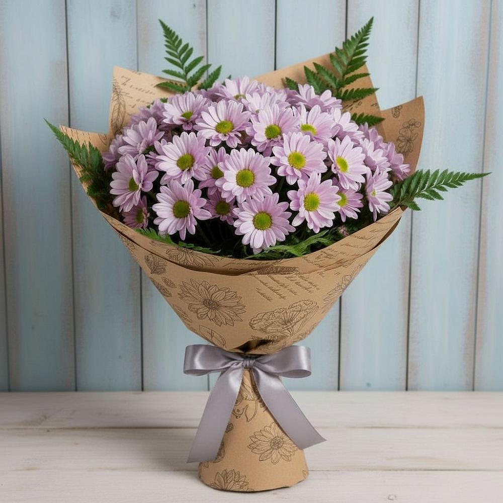 Букет соблазн в Тумботино Букет цветов из: Хризантемы в Тумботино