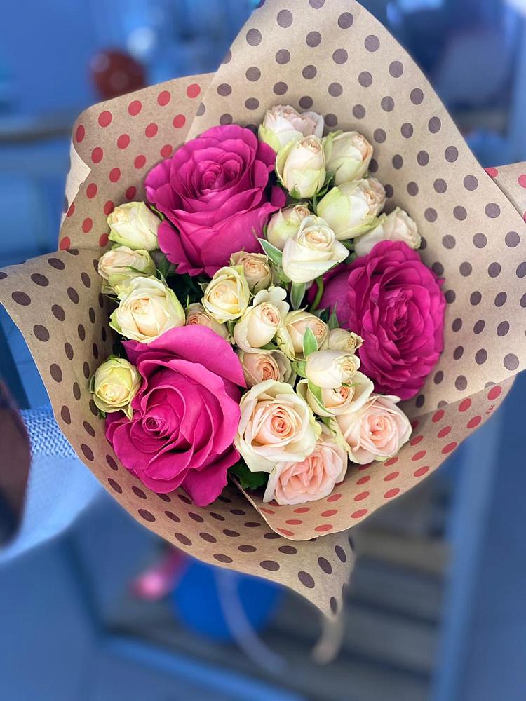 Букет ласковый взгляд в Тумботино Букет цветов из: Розы в Тумботино