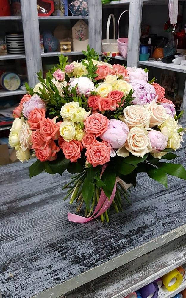 Розовое мороженное в Тумботино Букет Розовое мороженное в Тумботино