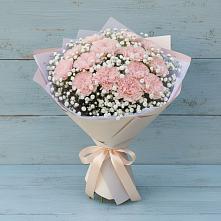 Букет Нежность рассвета в Тумботино Букет цветов из:  Гвоздики в Тумботино