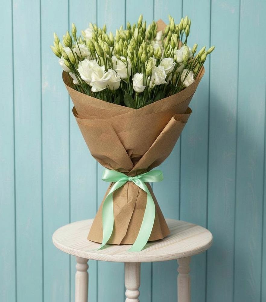 Букет Утренняя Свежесть в Тумботино Букет цветов из: Лизиантусы в Тумботино