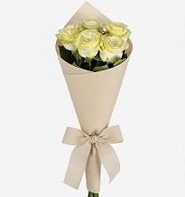 Букет белые крылья в Тумботино Букет цветов из:  Розы в Тумботино