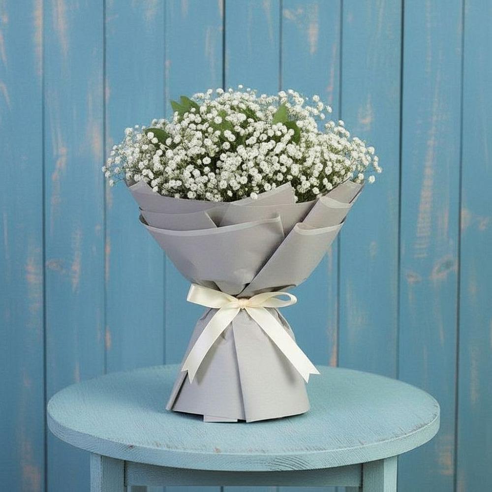 Букет Белые гипсофилы в Тумботино Букет цветов из: Гипсофила в Тумботино