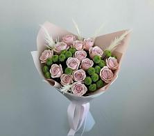 Букет доброе утро в Тумботино Букет цветов из:  Розы и Хризантемы в Тумботино