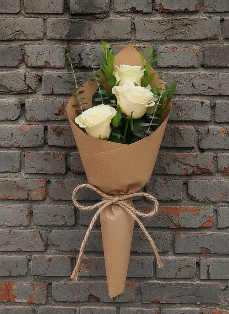 Букет из 3 роз в Тумботино Букет цветов из: Розы в Тумботино