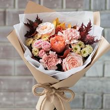 Букет осеннее настроение #REPLACE_PRED# Тумботино Букет цветов из:  Гвоздики, Хризантемы и Розы #REPLACE_PRED# Тумботино