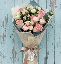 Букет нежный и розовый в Тумботино Букет цветов из:  Розы в Тумботино
