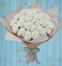 Букет Хрустальное утро в Тумботино Букет цветов из:  Гвоздики в Тумботино